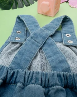 Prenatal Vestiti E Completi-Completo Bimba Body + Pinafore