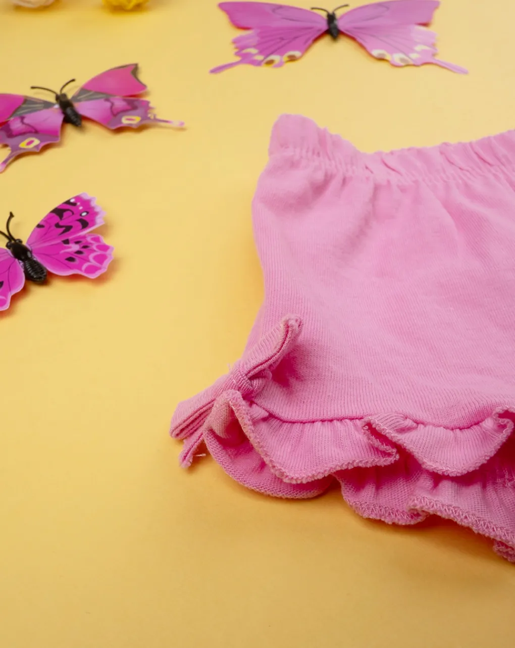 Prenatal Vestiti E Completi-Completo Bimba Farfalla Canotte + Shorts