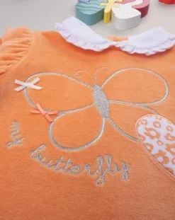 Prenatal Abiti Completi E Tutine-Completo Ciniglia Bimba Panna/Orange