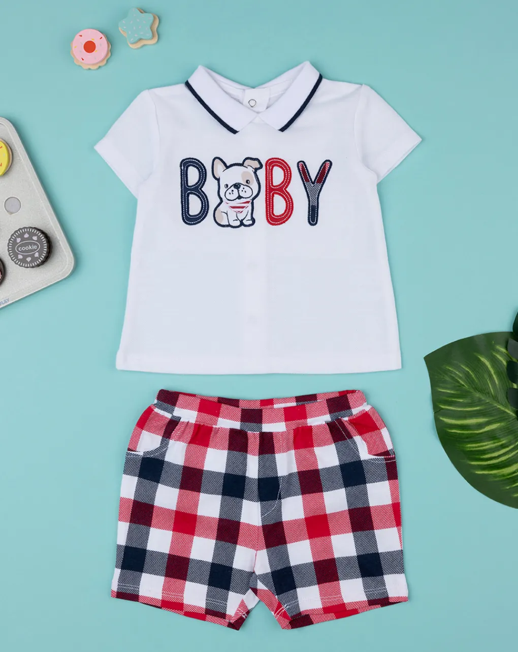 Prenatal Abiti Completi E Tutine-Completo Corto Bimbo Jersey
