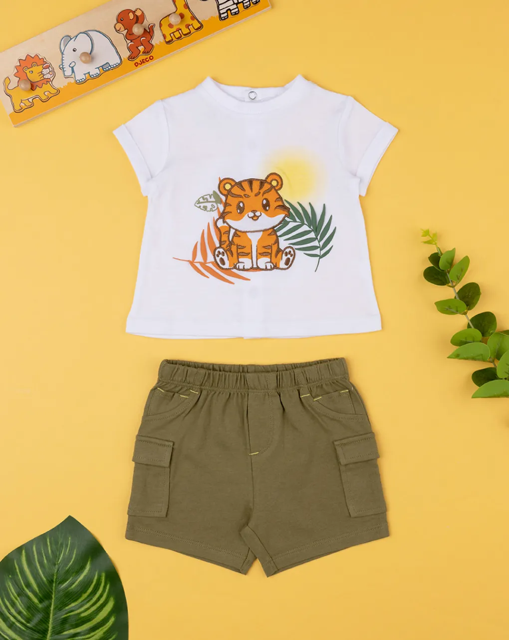 Prenatal Abiti Completi E Tutine-Completo Corto Bimbo T-Shirt + Pantaloncini