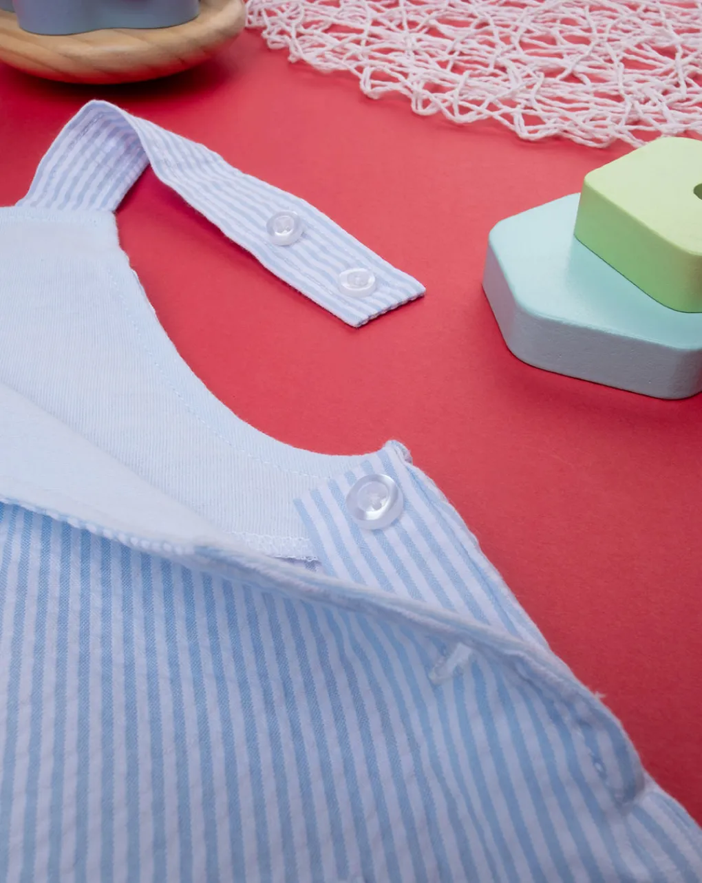 Prenatal Abiti Completi E Tutine-Completo Corto Neonato Maglia + Salopette