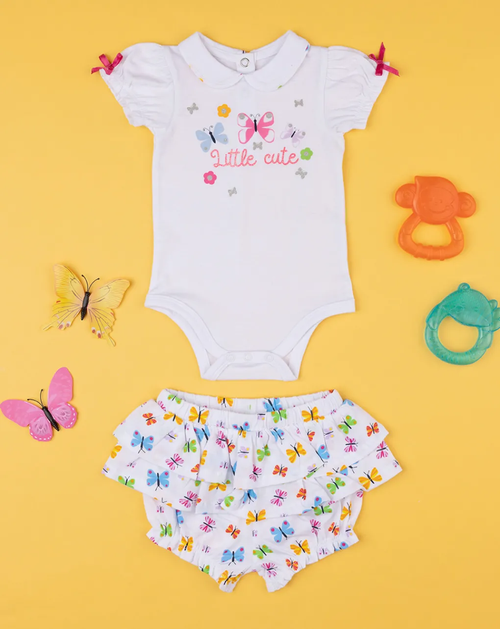 Prenatal Abiti Completi E Tutine-Completo Jersey Bimba "Farfalle”