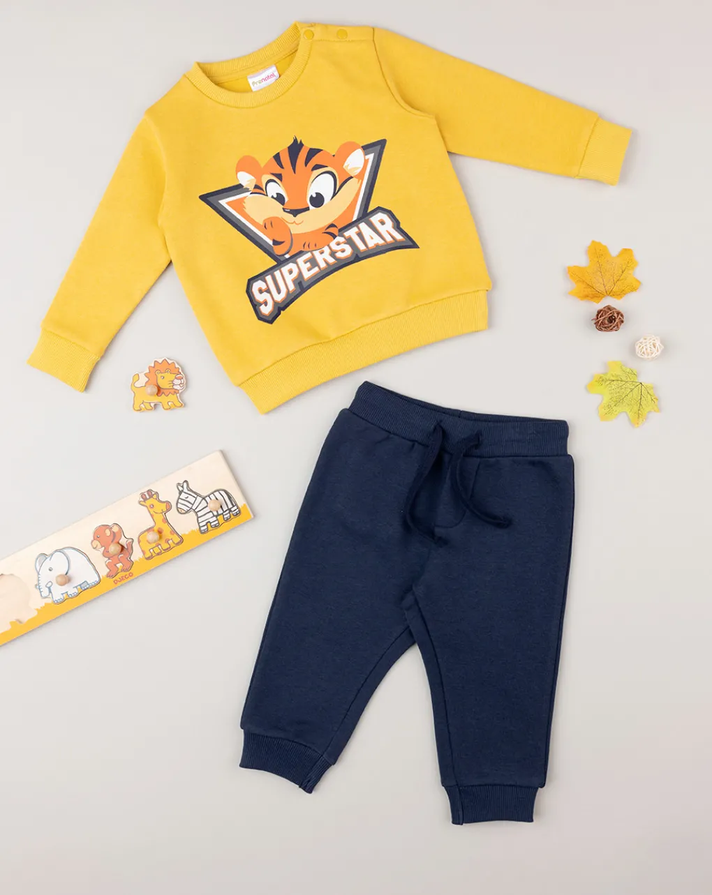 Prenatal Completi-Completo Jogging Bimbo Giallo & Blu