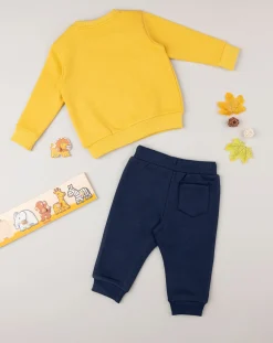 Prenatal Completi-Completo Jogging Bimbo Giallo & Blu