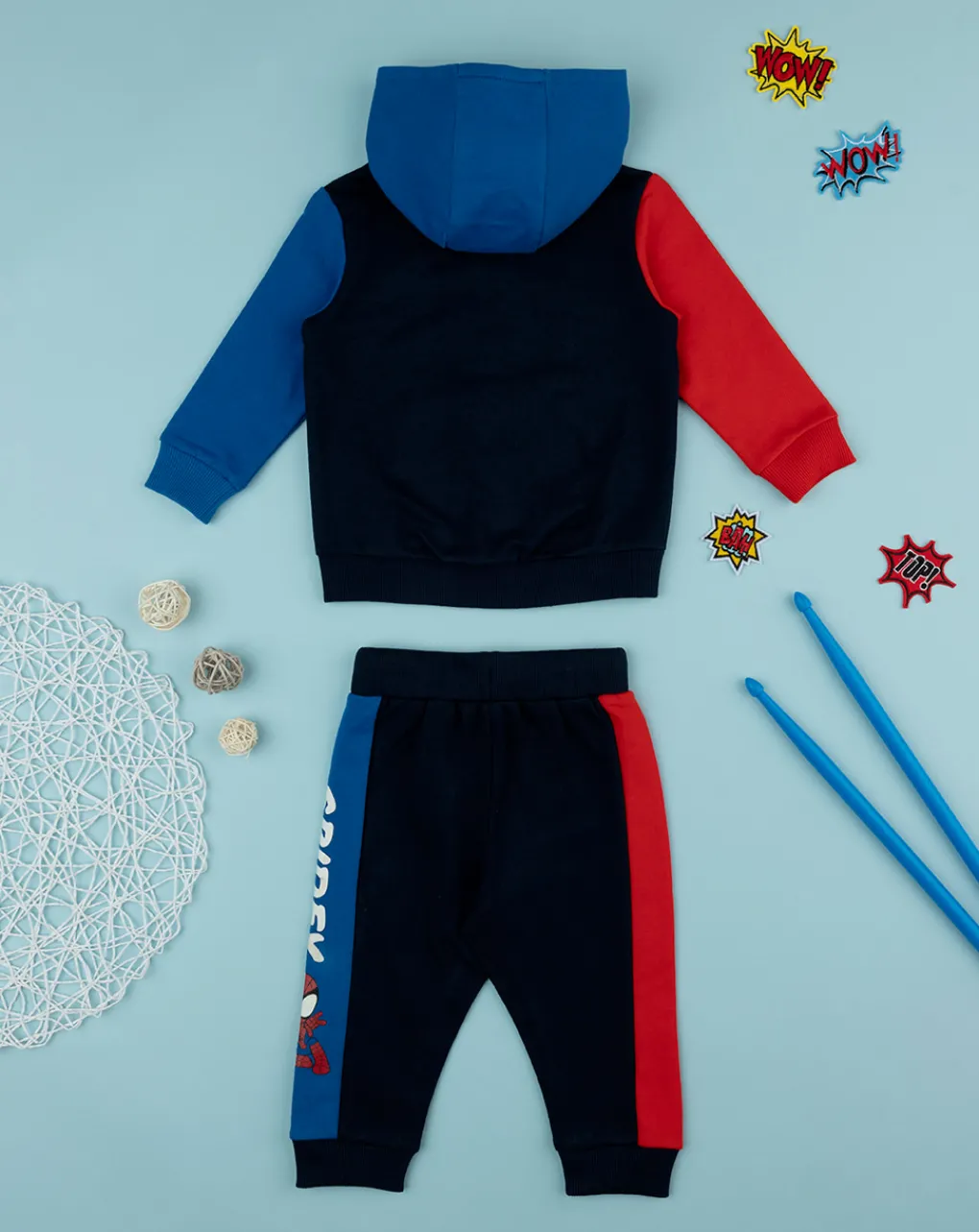Prenatal Completi-Completo Jogging Bimbo "Spiderman”