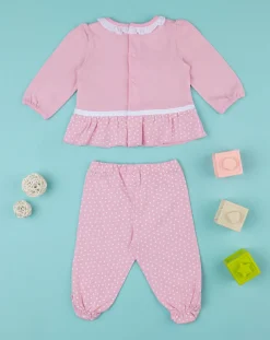 Prenatal Abiti Completi E Tutine-Completo Neonata Rosa Fiori