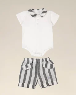 Prenatal Abiti Completi E Tutine-Completo Per Neonato Body E Short A Righe