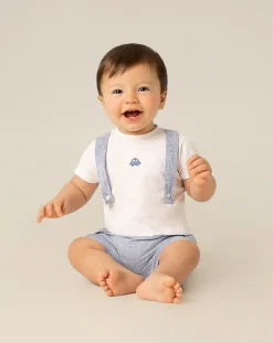 Prenatal Abiti Completi E Tutine-Completo Per Neonato T-Shirt E Short In Lino