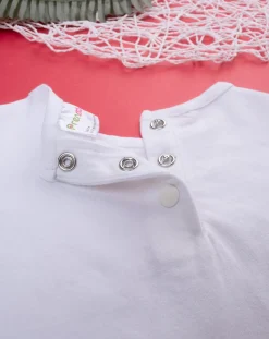 Prenatal Vestiti E Completi-Completo Salopette E T-Shirt Bimba