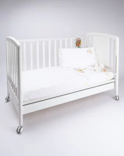 Prenatal Lenzuola E Trapunte-Completo Universale Lettino 3 Pz Unisex "Jungle”