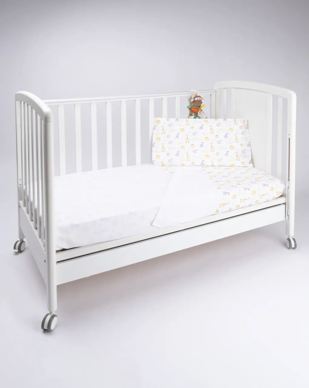 Prenatal Lenzuola E Trapunte-Completo Universale Lettino 3 Pz Unisex "Jungle”