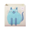 3 sprouts Complementi D'Arredo-Contenitore Portaoggetti Gatto Blu