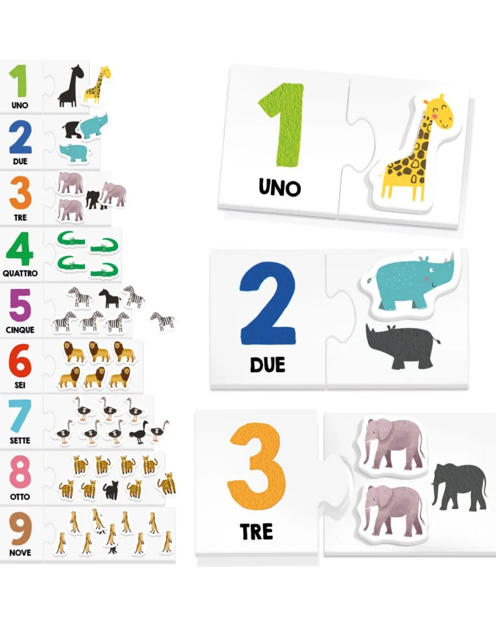 Headu Giochi Didattici-Conto Con I Numeri Tattili Montessori. Tocca E Scopri I Numeri E Le Quantita! 3/6 Anni -