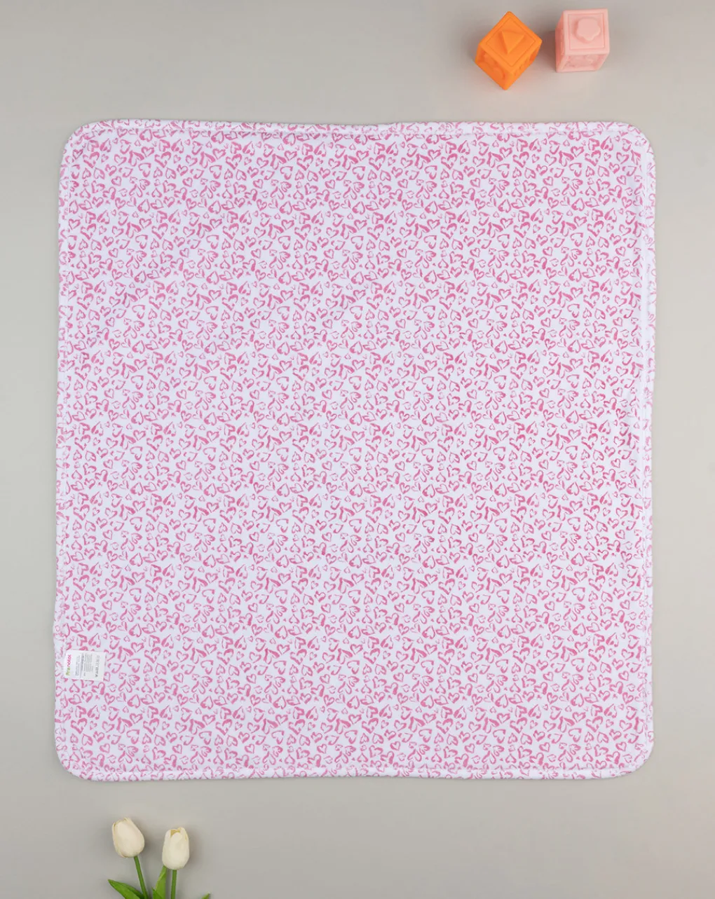 Prenatal Lenzuola E Trapunte-Coperta Ciniglia Bimba Rosa