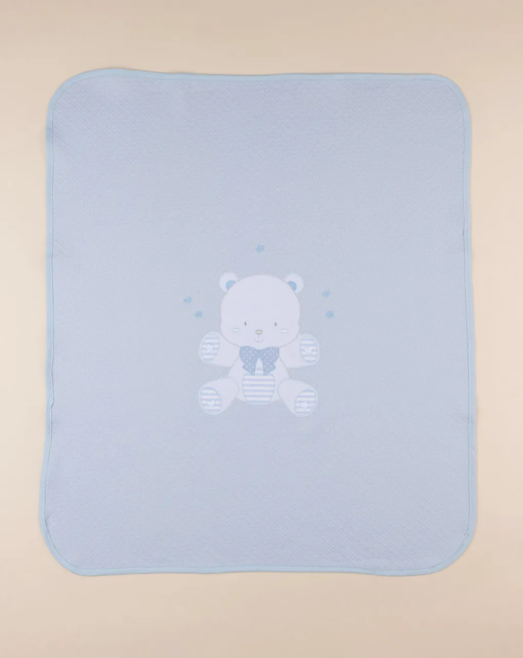 Prenatal Lenzuola E Trapunte-Coperta Culla Estiva Boy "Orsetto”