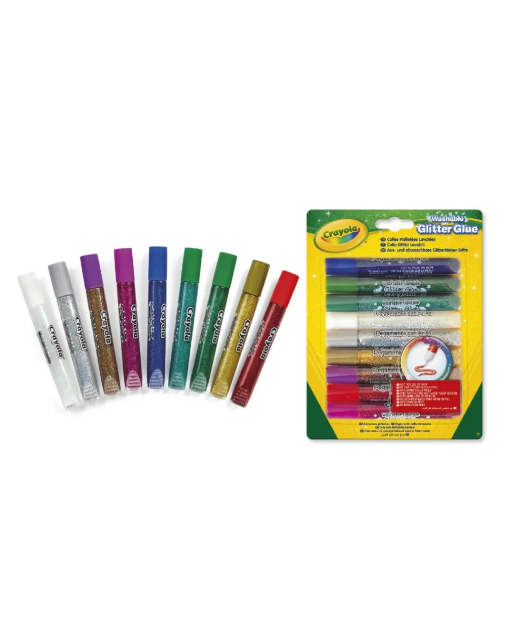 Crayola Giochi Creativi-- 9 Colle Brillanti