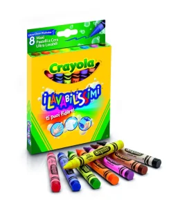 Crayola Giochi Creativi-- 8 Maxi Pastelli A Cera Lavabili