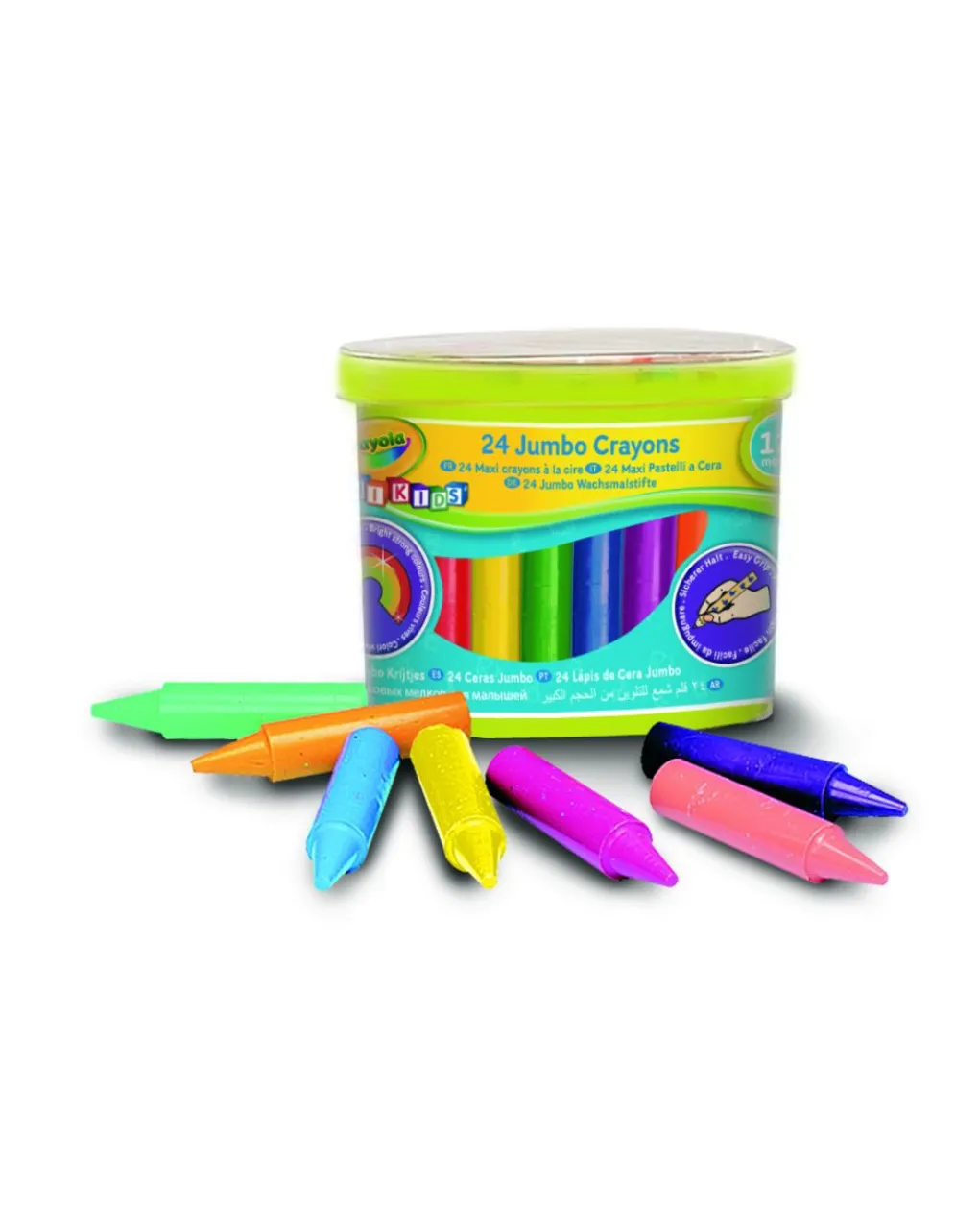 Crayola Giochi Creativi-- 24 Maxi Pastelli A Cera Mini Kids