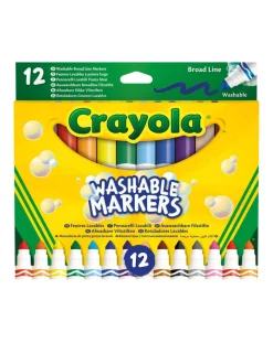 Crayola Giochi Creativi-- 12 Pennarelli Punta Maxi Lavabili