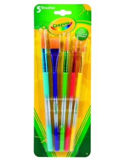 Crayola Giochi Creativi-- 5 Pennelli Assortiti