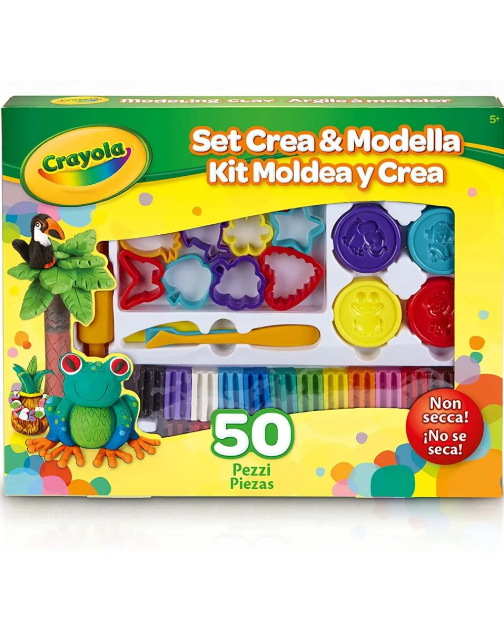 Crayola Giochi Creativi-- Set Crea & Modella 50 Pz