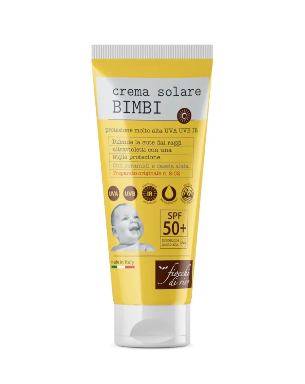 Fiocchi di Riso Solari E Doposole-Crema Solare Bimbi Spf 50+ | 100Ml -