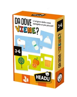 Headu Giochi Didattici-Da Dove Viene? L’Origine Delle Cose Spiegata Ai Piu Piccoli! 3/6 Anni -