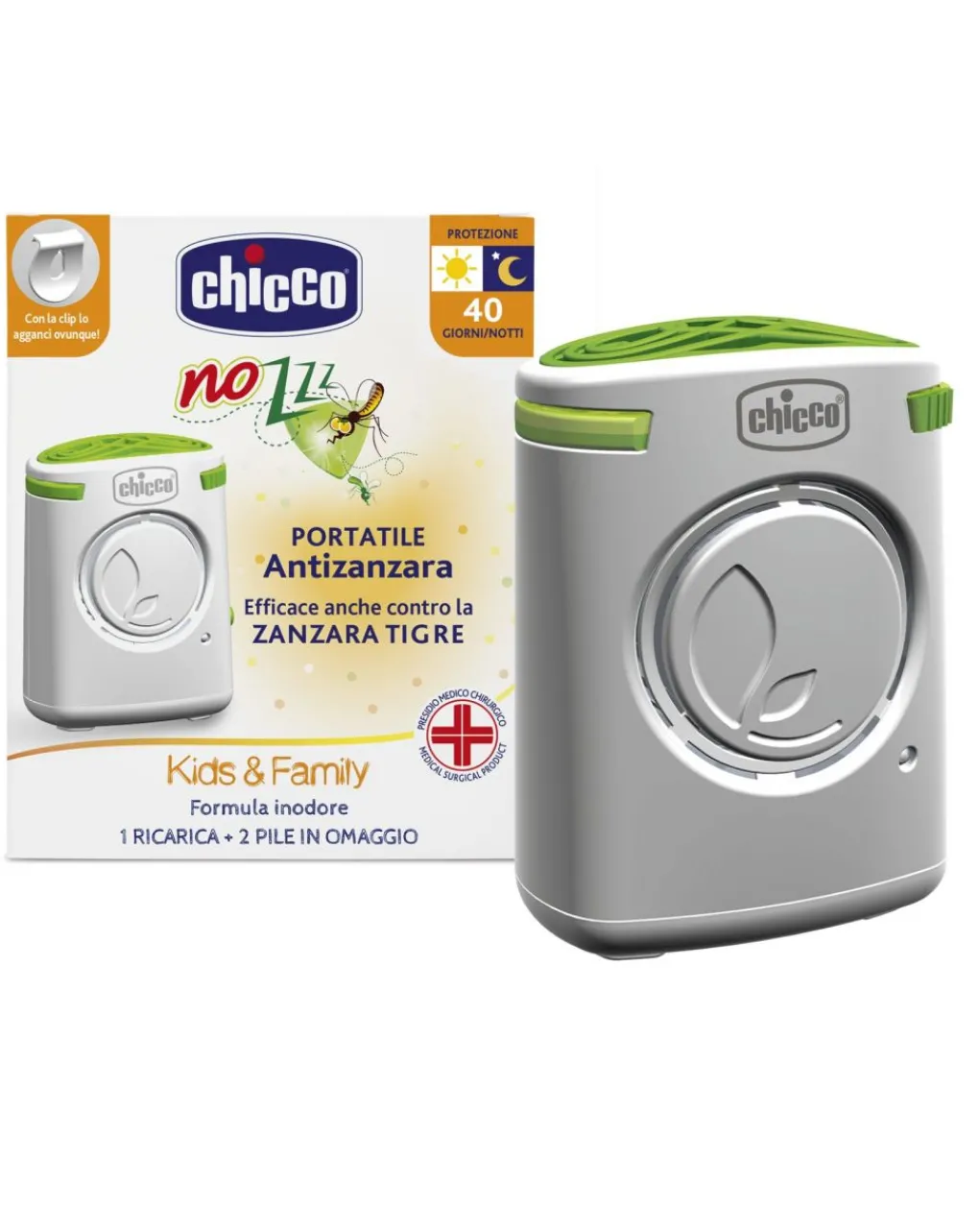 Chicco Antizanzare-Dispositivo Antizanzare Biocida Con 1 Ricarica -