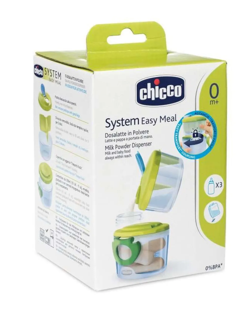 Chicco Biberon-Dosalatte In Polvere System Easy Meal 0M+