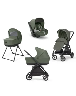 Inglesina Trio E Duo-Electa System Quattro Con Seggiolino Cab E Telaio Colore Tribeca Green -