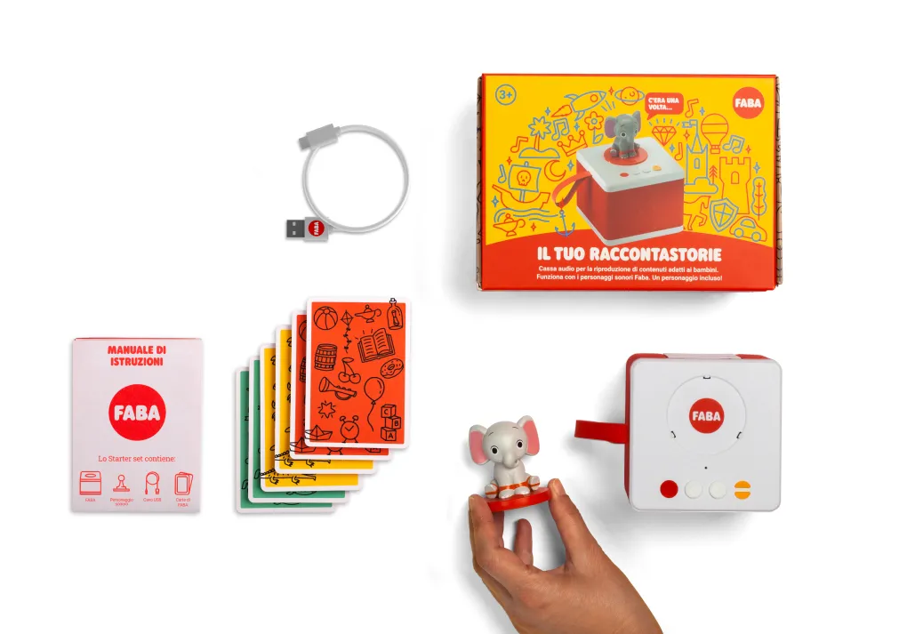 Faba Giochi Interattivi E Prescolari-- Raccontastorie - Starter Set - Bianco