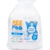 The Pee & The Poo Pasta E Polvere Cambio-Faldine Di Cotone 200 Pezzi - Pee&Poo