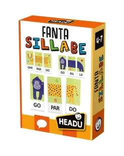 Headu Giochi Didattici-Fantasillabe. Gioca Con Le Sillabe E Crea Animali Fantastici 3/6 Anni -