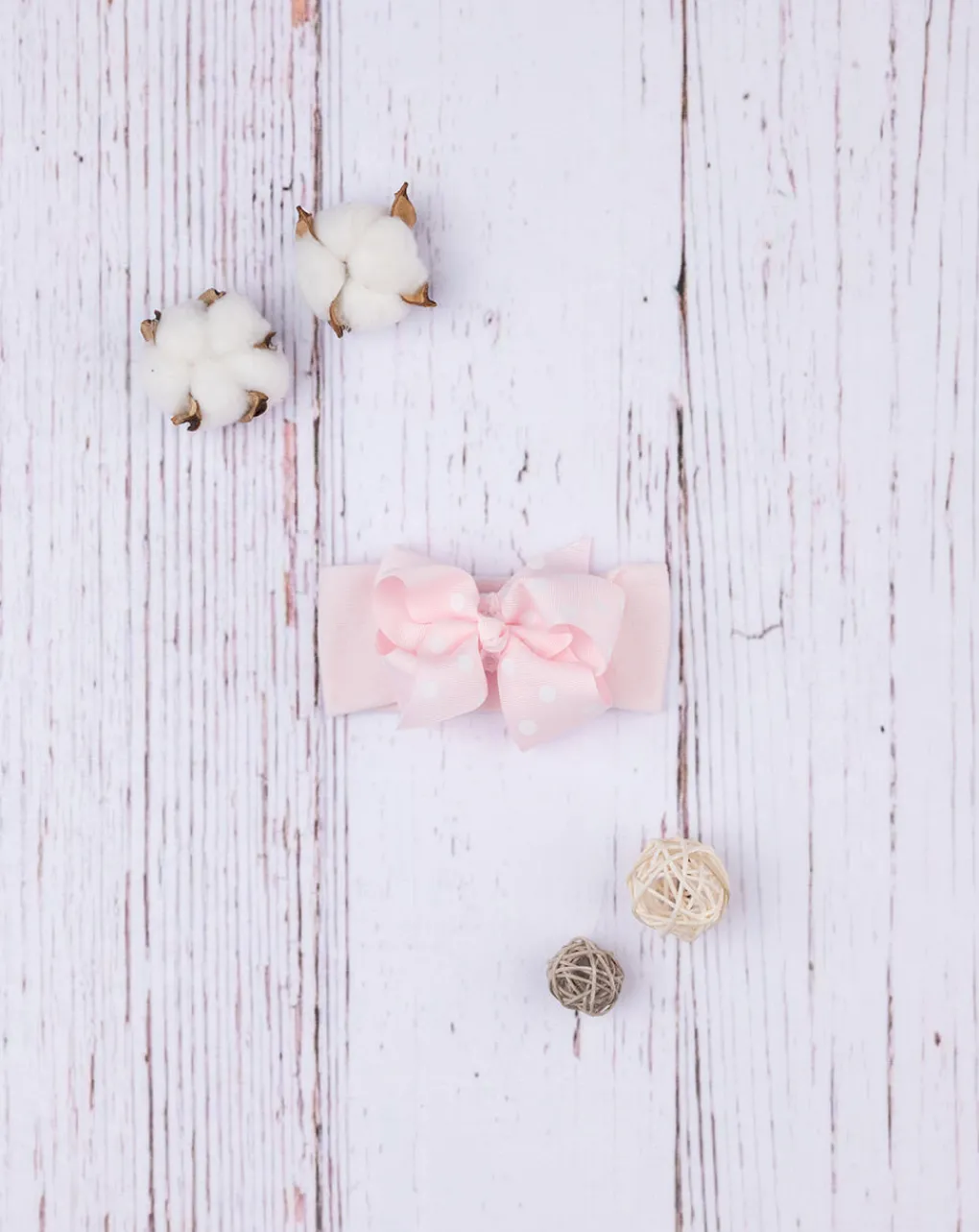 Prenatal Cappelli E Accessori-Fascetta Neonata Rosa Con Fiocco
