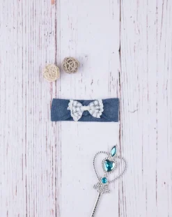 Prenatal Cappelli E Accessori-Fascia Casual Capelli Neonata Con Fiocco