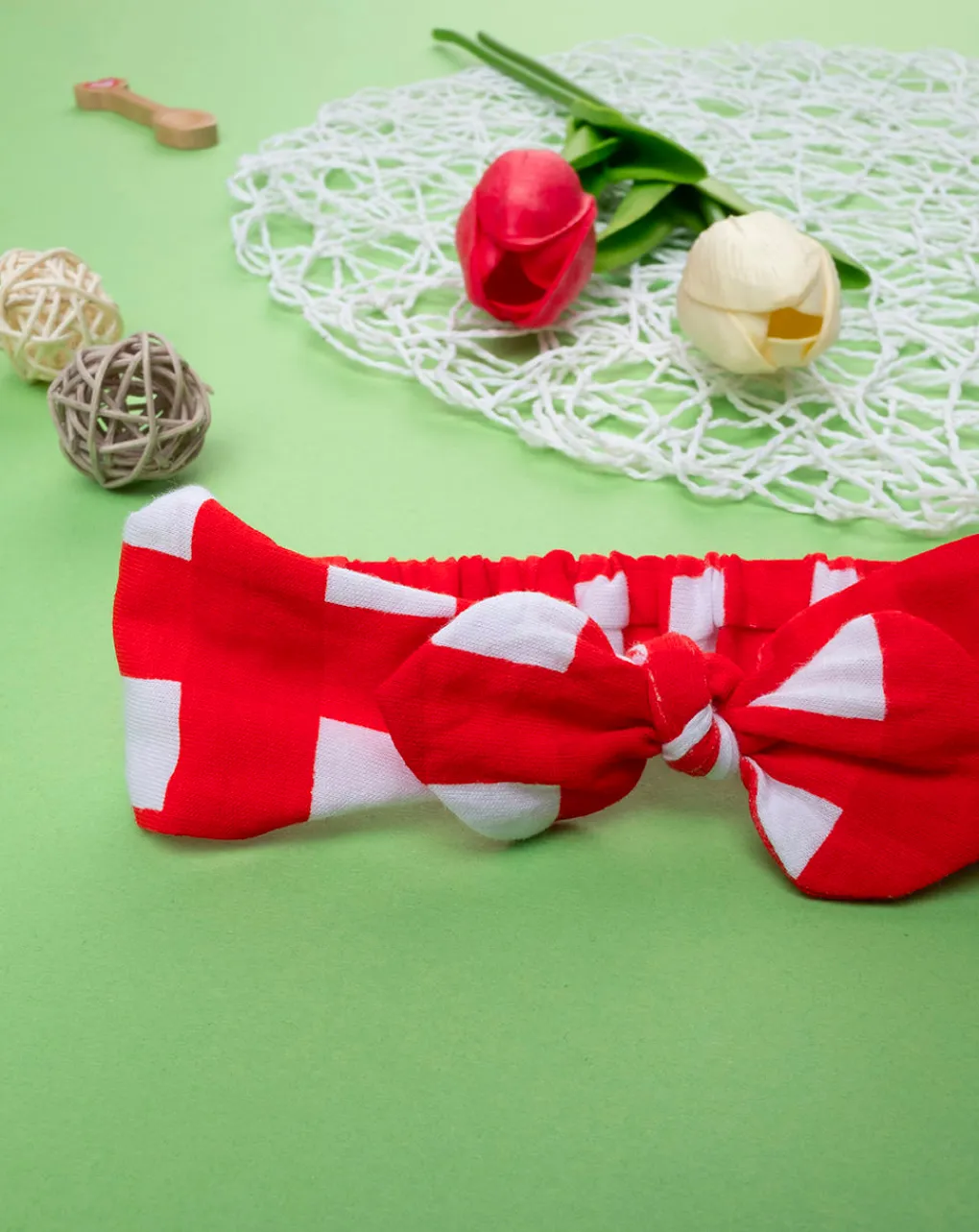 Prenatal Accessori Neonata-Fascia Per Capelli Bimba Rossa