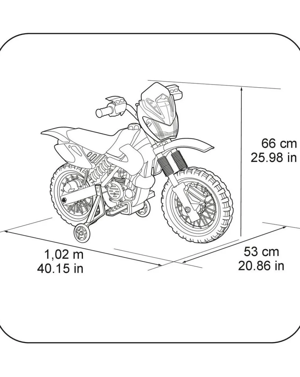 Feber Cavalcabili Elettrici-- Motorbike Cross 400F? 6V