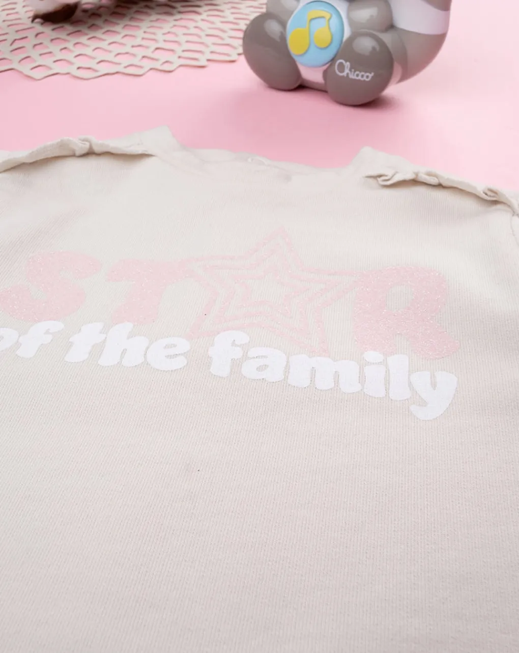 Prenatal Magliette-Felpa Bimba Beige