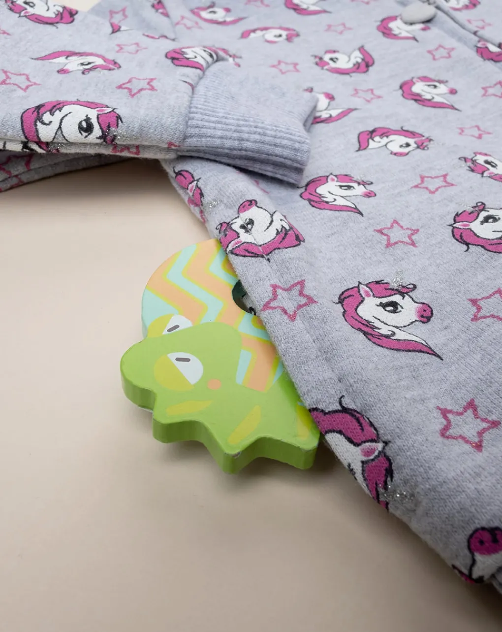 Prenatal Maglioni E Cardigan-Felpa Bimba French Terry "Unicorno”