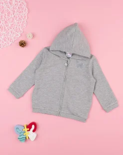 Prenatal Maglioni E Cardigan-Felpa Bimba Gray "Cuore”