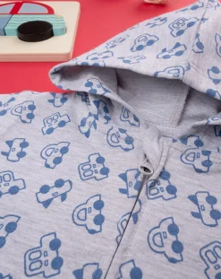 Prenatal Cardigan-Felpa Bimbo Grigia