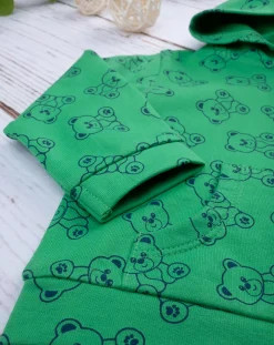 Prenatal Cardigan-Felpa Bimbo Verde