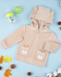Prenatal Cardigan-Felpa Boy Con Cappuccio 