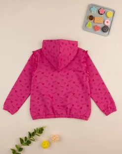 Prenatal Felpe E Maglioni-Felpa Con Cappuccio Bimba Rosa