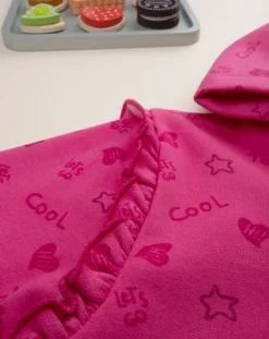 Prenatal Felpe E Maglioni-Felpa Con Cappuccio Bimba Rosa