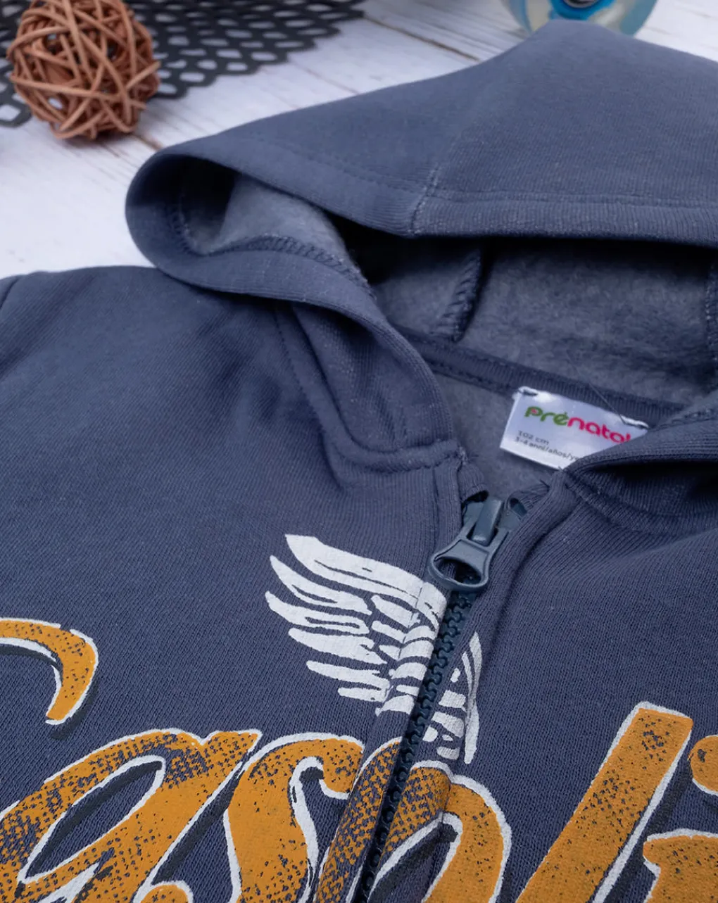Prenatal Maglioni E Cardigan-Felpa Con Cappuccio Bimbo Blu