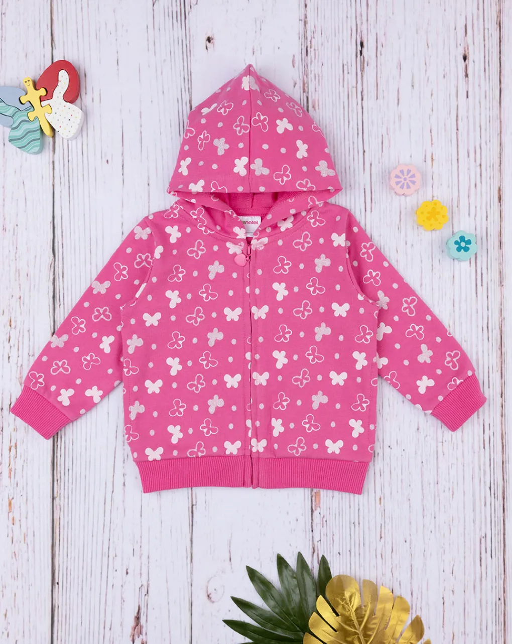 Prenatal Maglioni E Cardigan-Felpa French Terry Bimba Rosa