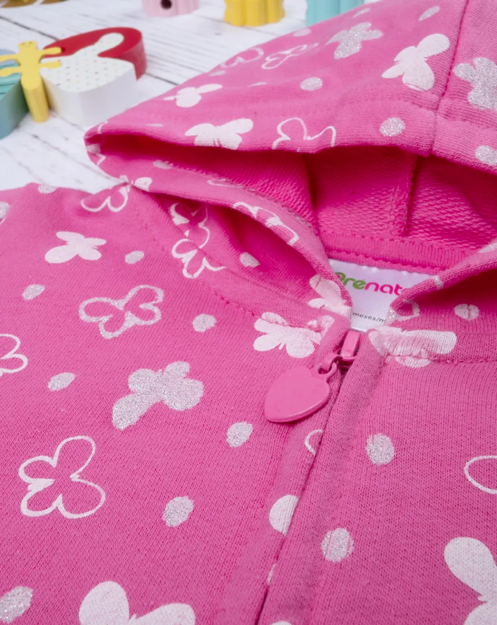 Prenatal Maglioni E Cardigan-Felpa French Terry Bimba Rosa