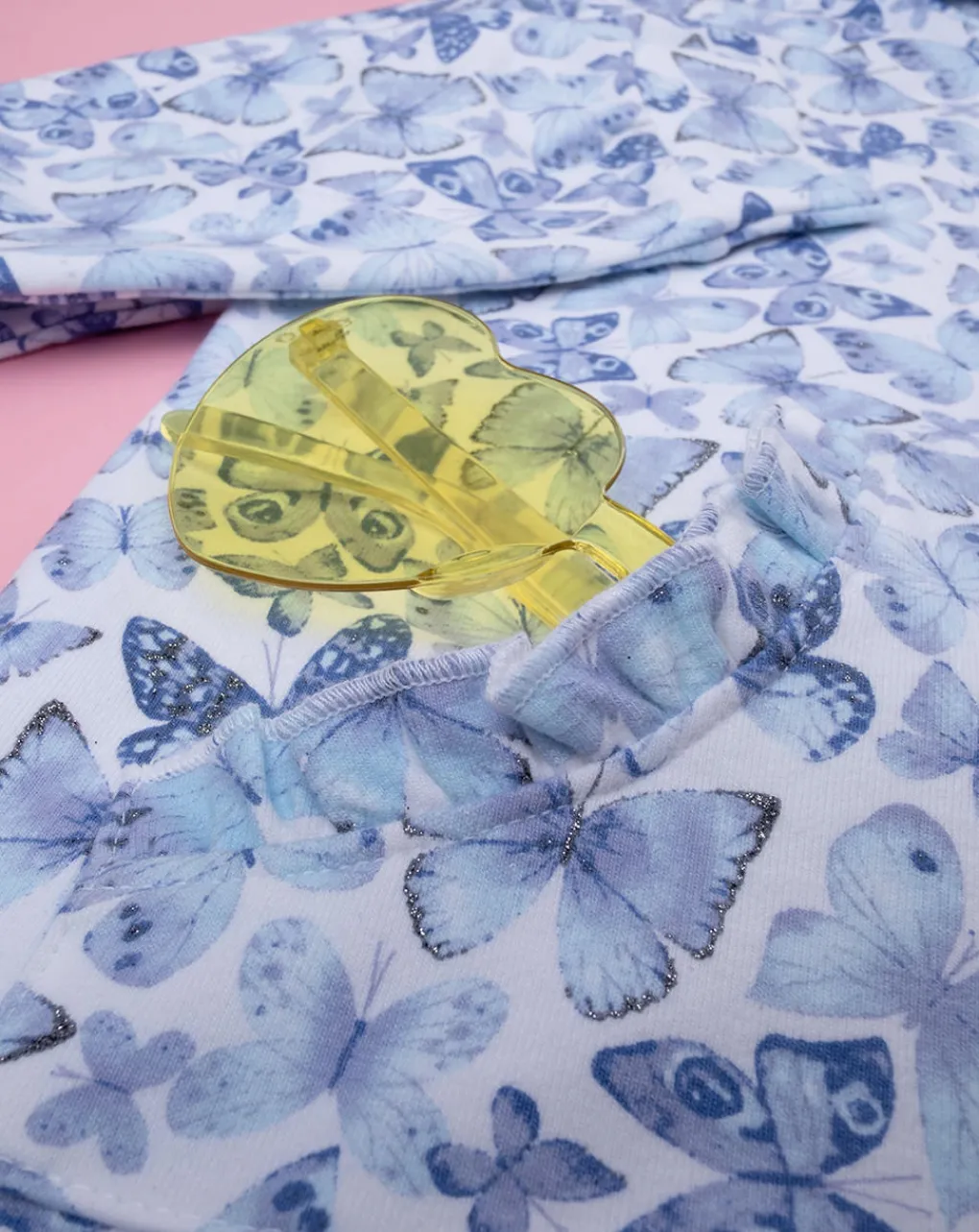 Prenatal Felpe E Maglioni-Felpa French Terry Bimba "Farfalle”